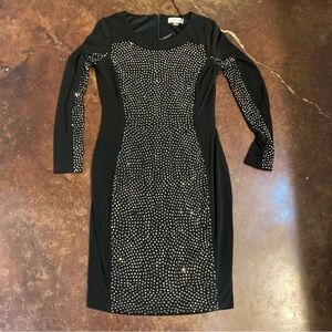 Ladies Calvin Klein Little Black Rhinestone Dress